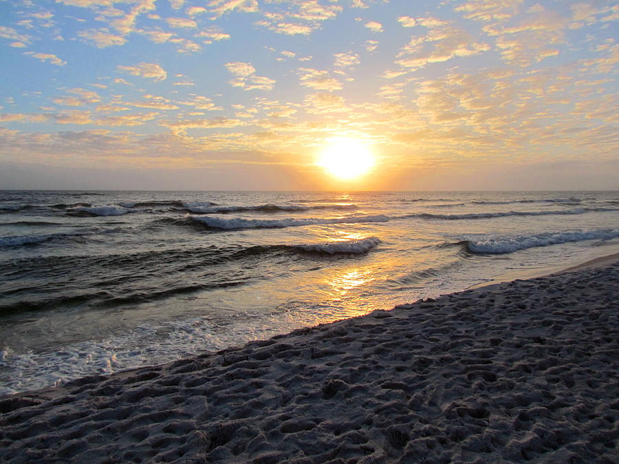 Thanksgiving Sunset At Panama City Beach Fl Photograph by Victor Pacheco