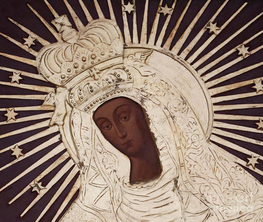 The Black Madonna Of Czestochowa Detail Painting By Unknown Pixels