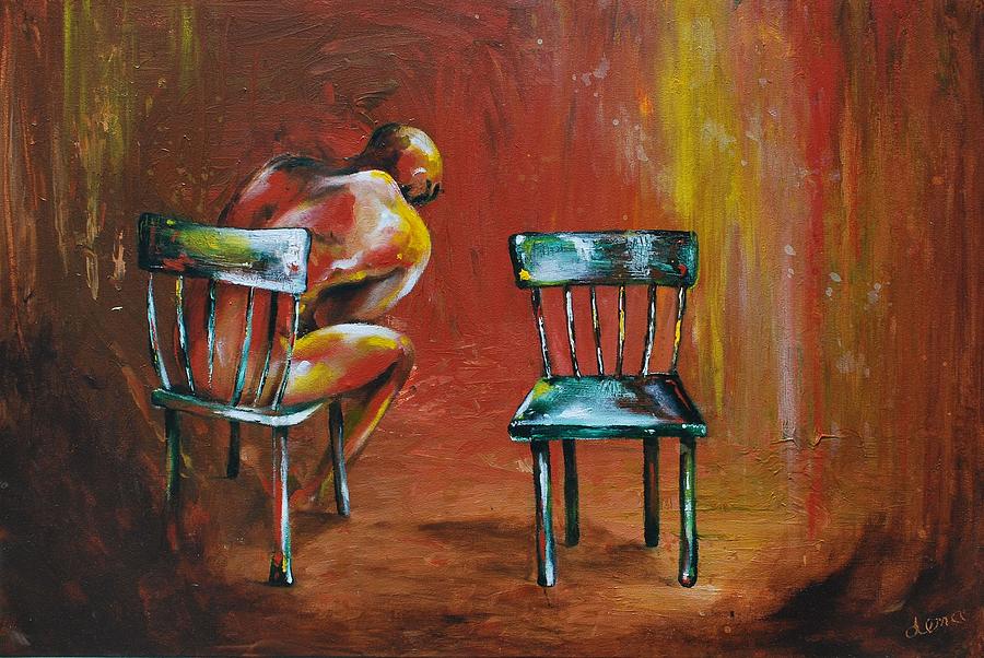 The Empty Chair Painting by Dena Lowery