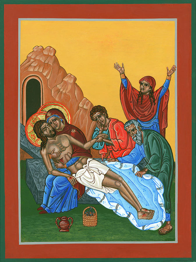 The Entombment Of Christ Painting By Connie Wendleton Fine Art America