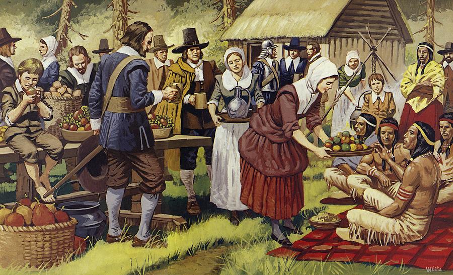 pilgrims first thanksgiving