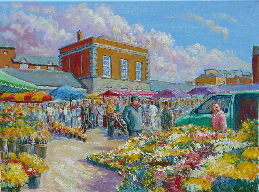 The Milk Market Limerick Ireland Painting by Tomas OMaoldomhnaigh