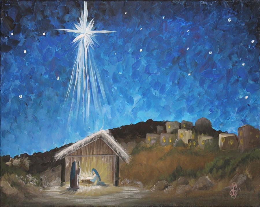 The Nativity Painting by Scott Cupstid