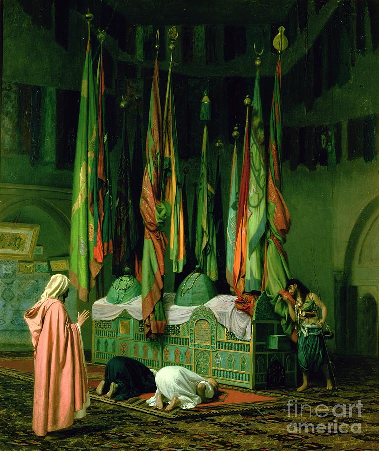 The Shrine Of Imam Hussein Painting By Jean Leon Gerome Fine Art America