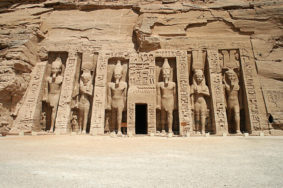 The Temple Of Hathor And Nefertari Abu Simbel Egypt Photograph By