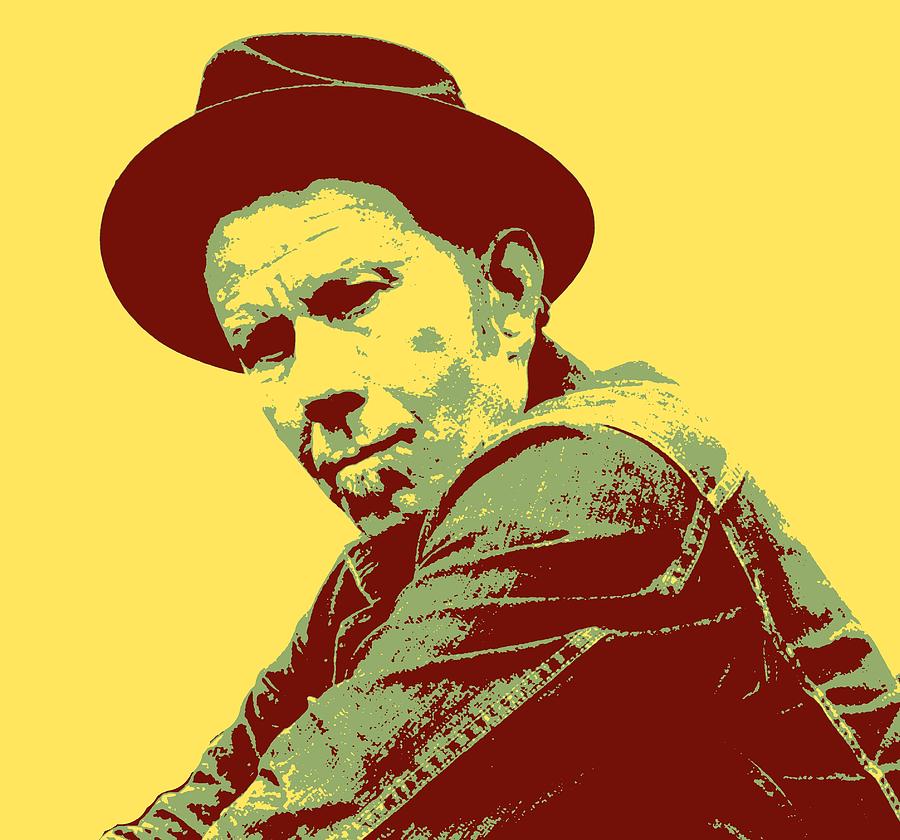 Tom Waits Pop Art Digital Art By Dan Sproul