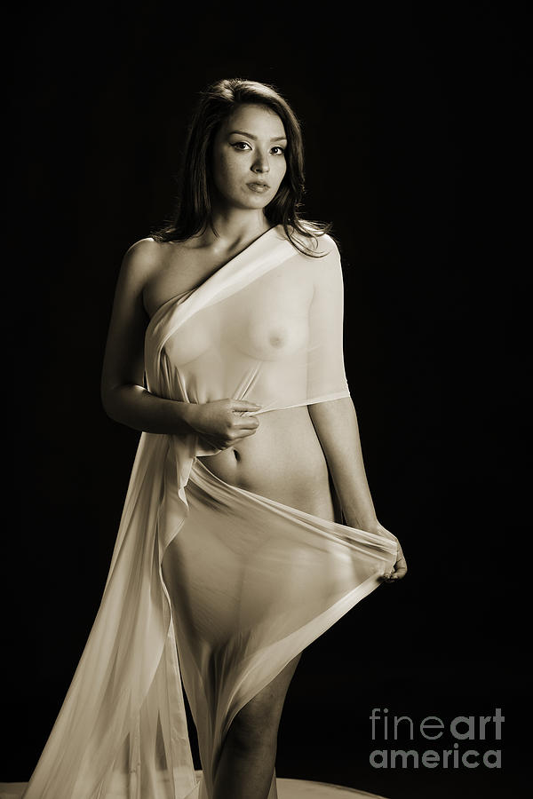 Toriwaits Nude Fine Art Print Photograph In Black And White