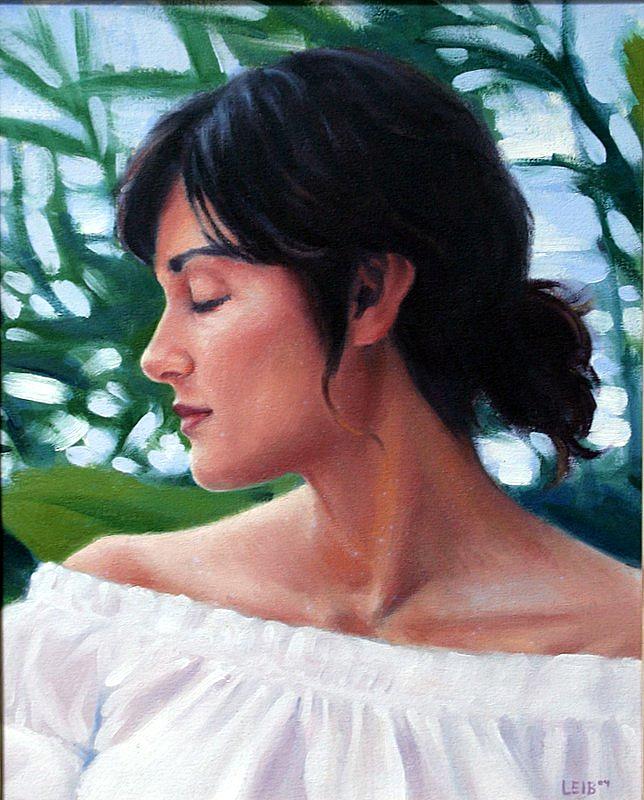 Portrait Painting - Valencian Girl by <b>Anthony Leib</b> - valencian-girl-anthony-leib