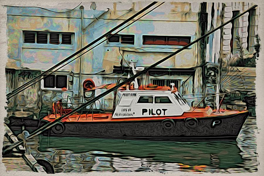 Waiting Pilot Boat Photograph By Alice Gipson Fine Art America