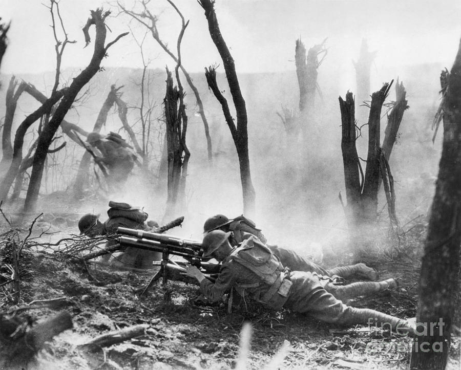 World War I Battlefield Photograph By Granger