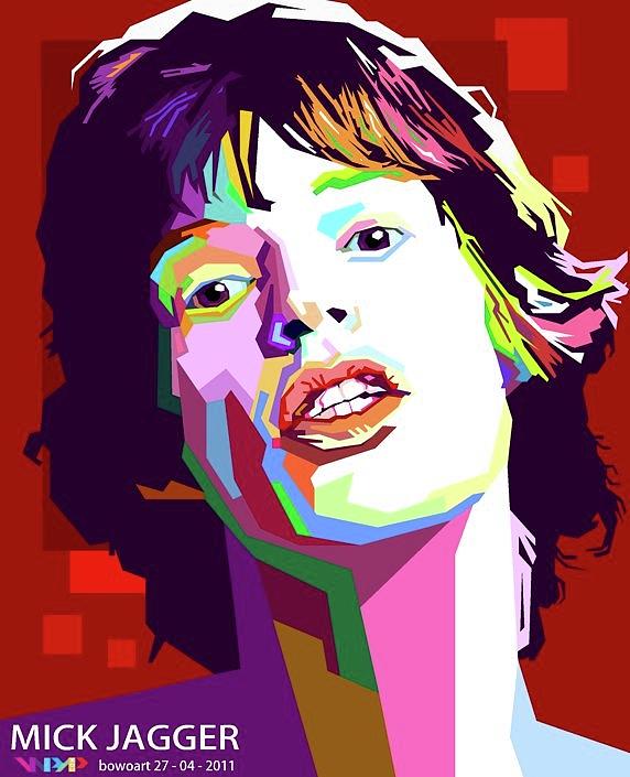 Wpap Kompany 1 wpap painting by mick jagger Wpap Kompany 1 wpap painting by mick jagger