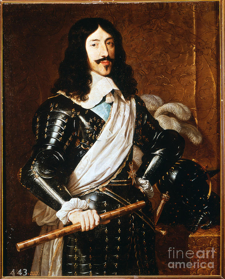 Portrait Of Louis Xiii Painting By Philippe De Champaigne Fine Art