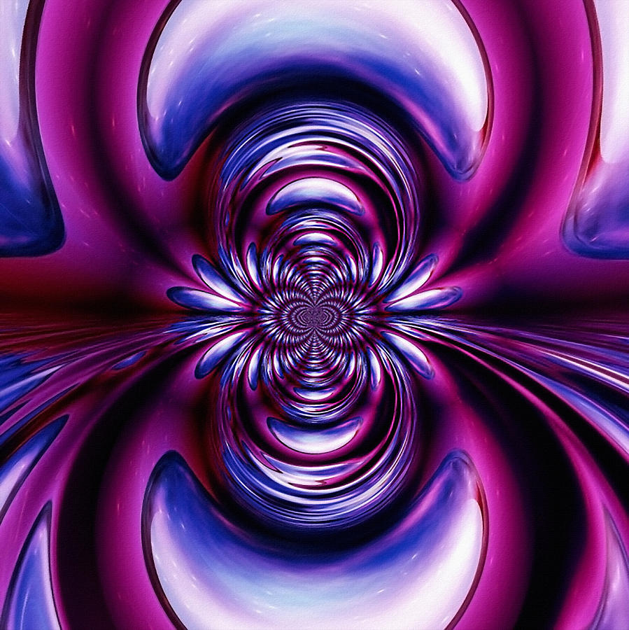 Purple Space Digital Art By Bruce Rolff Pixels