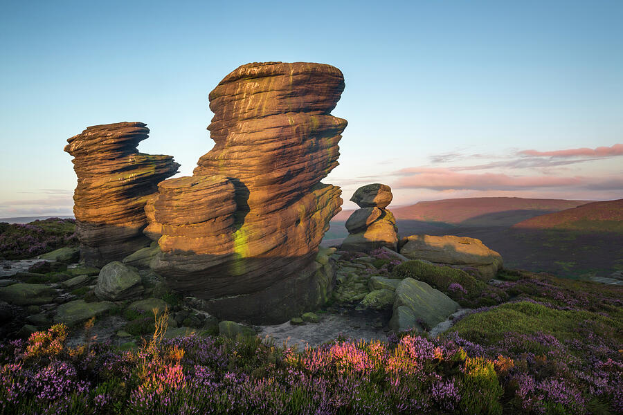 The Crow Stones At Sunrise Peak District National Park 1 Photograph