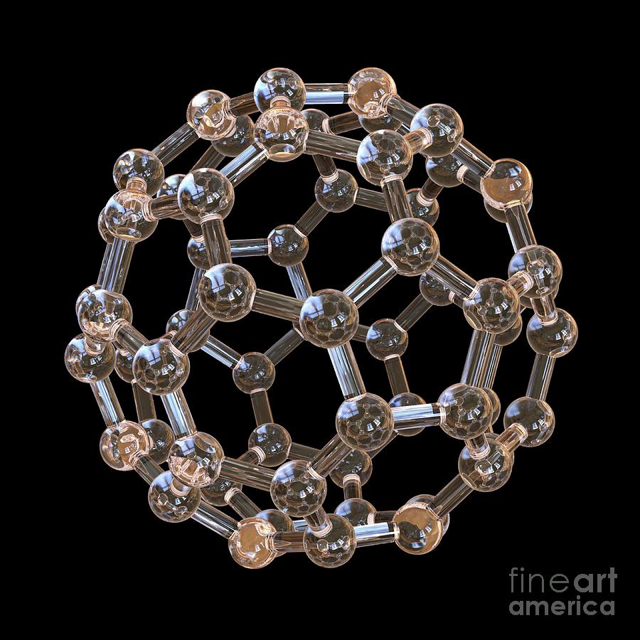 Buckyball Molecule C By Laguna Design Science Photo Library