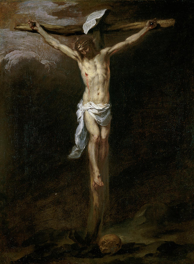 Christ Crucified Painting By Bartolome Esteban Murillo Pixels