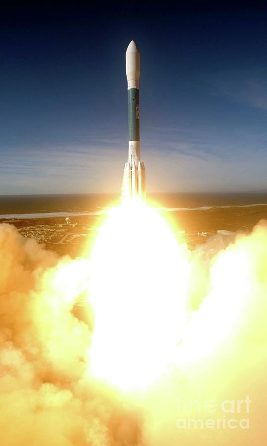 Delta Ii Launching Nro L Photograph By Stonecypher U S Air Force