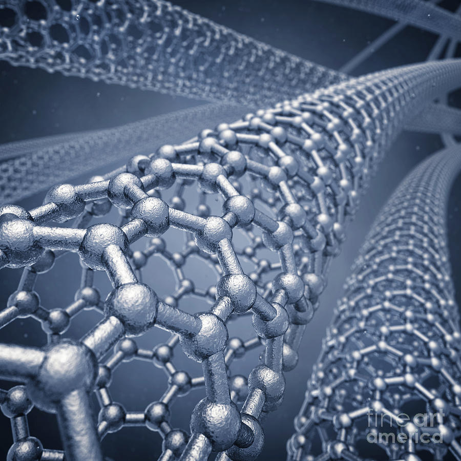 Graphene Nanotubes By Science Photo Library