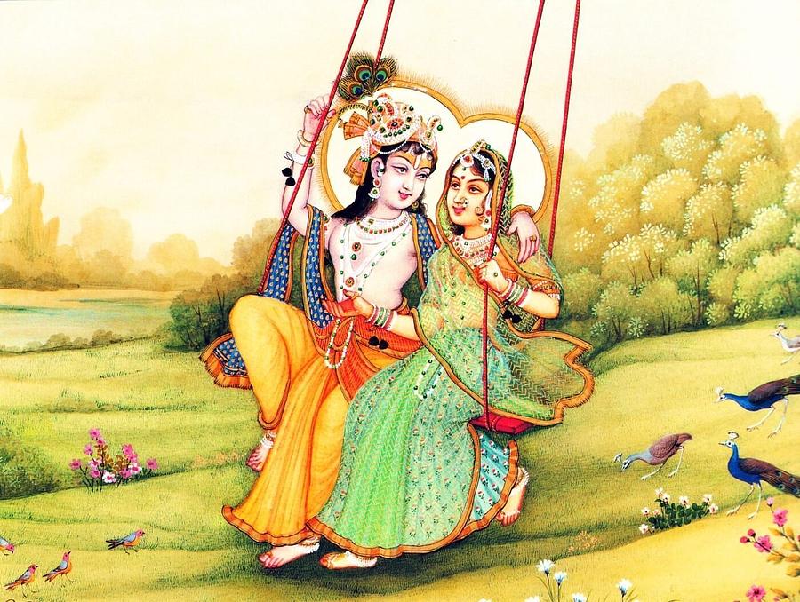 Discover More Than Radha Krishna Jhula Drawing Nhadathoangha Vn