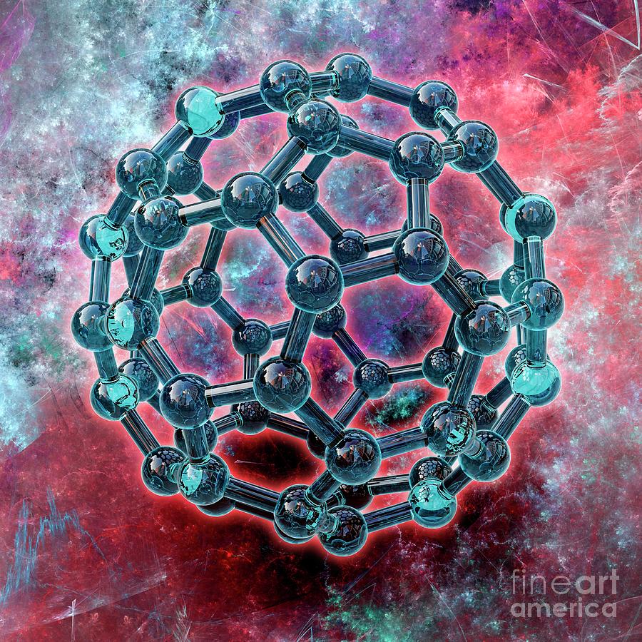 Buckyball Molecule C60 9 By Laguna Design Science Photo Library