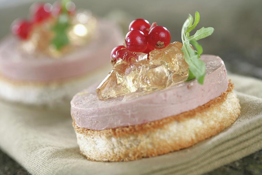 A Foie Gras Canapé Photograph by Gastromedia Fine Art America