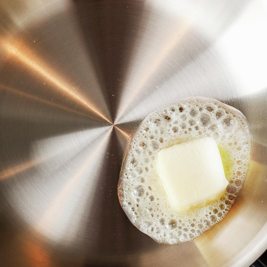 A Knob Of Butter Melting In A Pan Photograph By Jim Scherer Fine Art