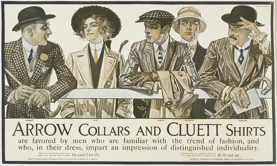 Arrow Collars Cluett Shirts Painting By J C Leyendecker Fine Art