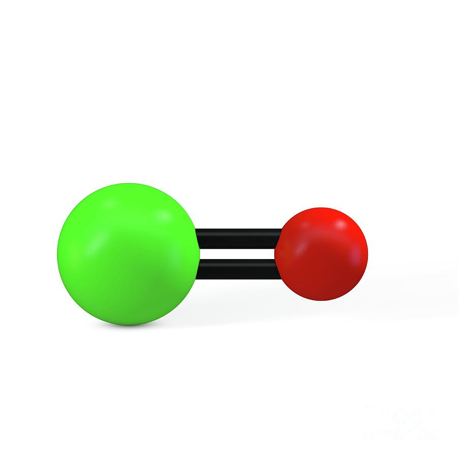 Calcium Oxide Molecule By Adam Brackenbury Science Photo Library