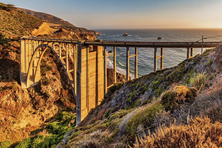 California Big Sur Bixby Creek Bridge Digital Art By Claudia Uripos