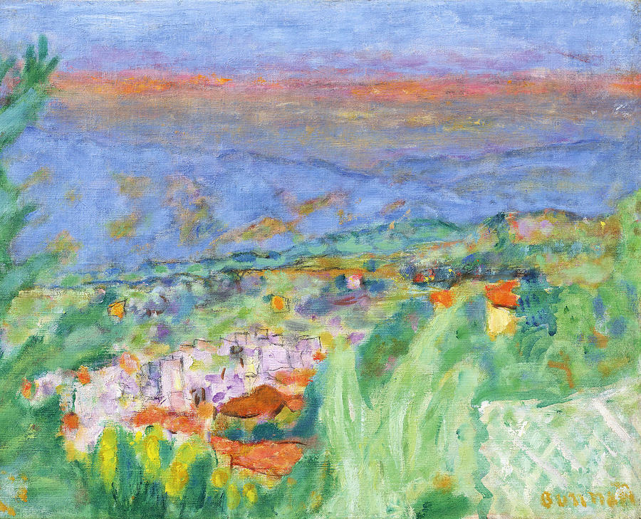 Countryside Near Le Cannet Painting By Pierre Bonnard Fine Art America