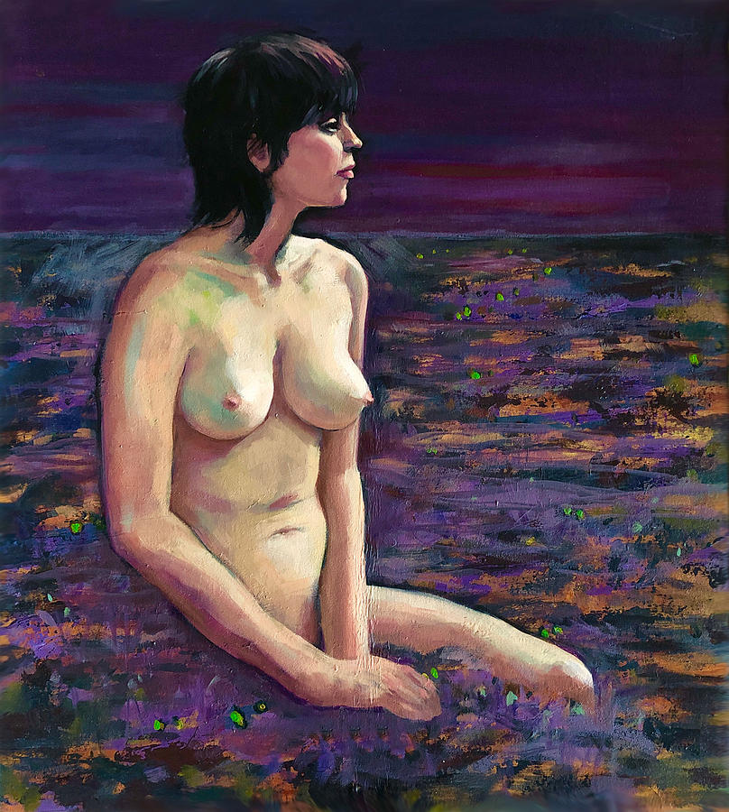 Female Nude Marissa Painting By Roz McQuillan Pixels