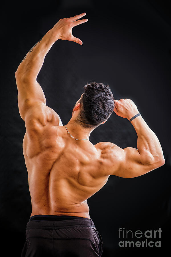Handsome Bodybuilder Doing Biceps Pose Photograph By Stefano Cavoretto