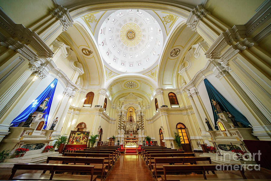 Interior View Of The Famous Chapel Of St Joseph Seminary Photograph By