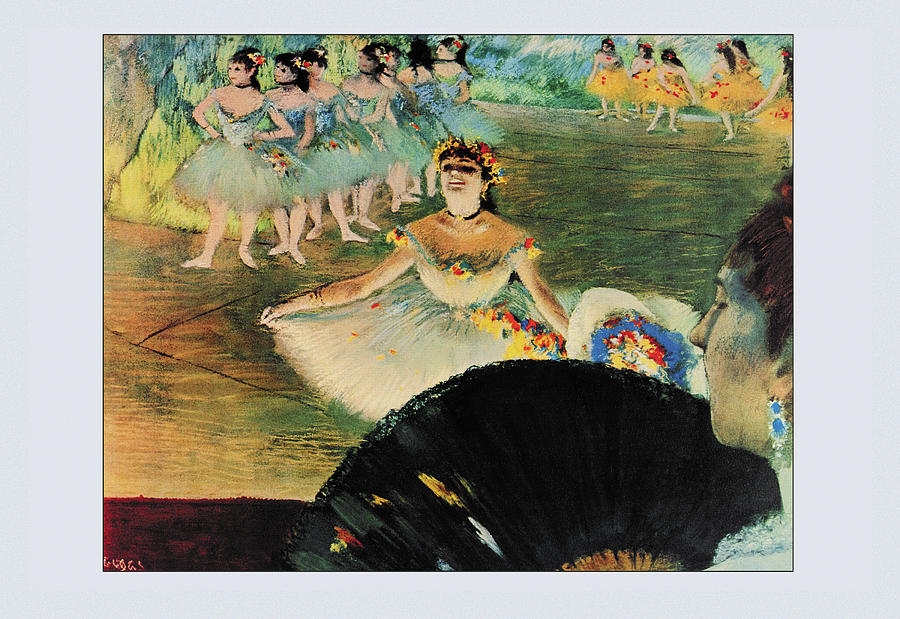 La Danseuse Au Banquet Painting By Edgar Degas Fine Art America