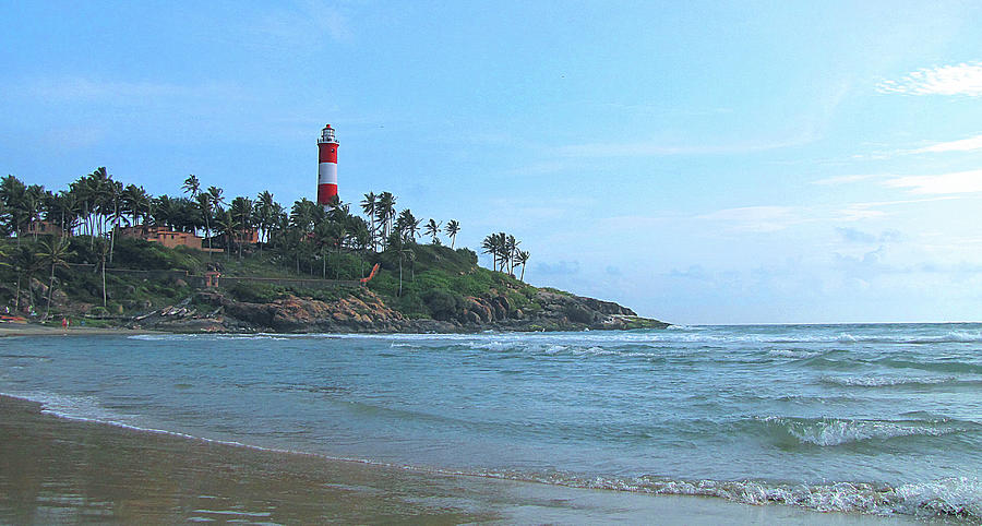 Lighthouse Beach Kovalam Kerala Photograph By Through The Viewfinder