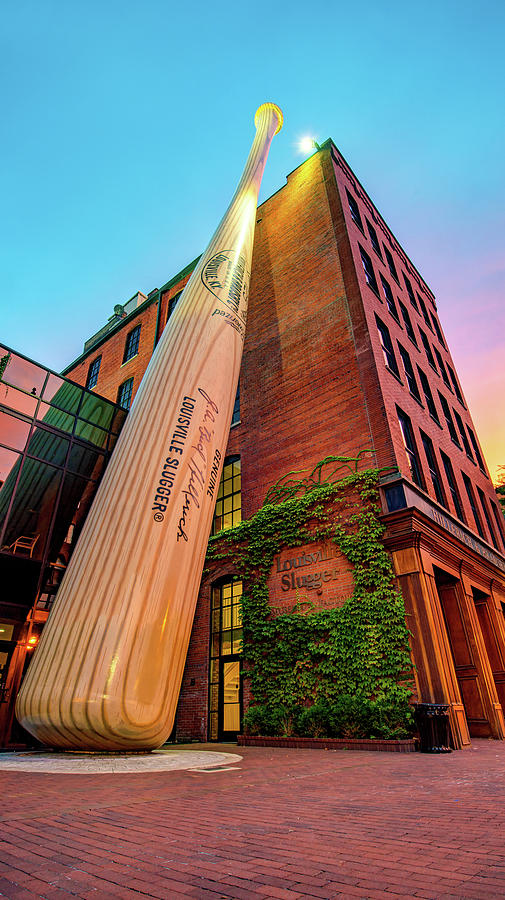 Louisville Slugger Baseball Bat Museum Made In The Usa Photograph By