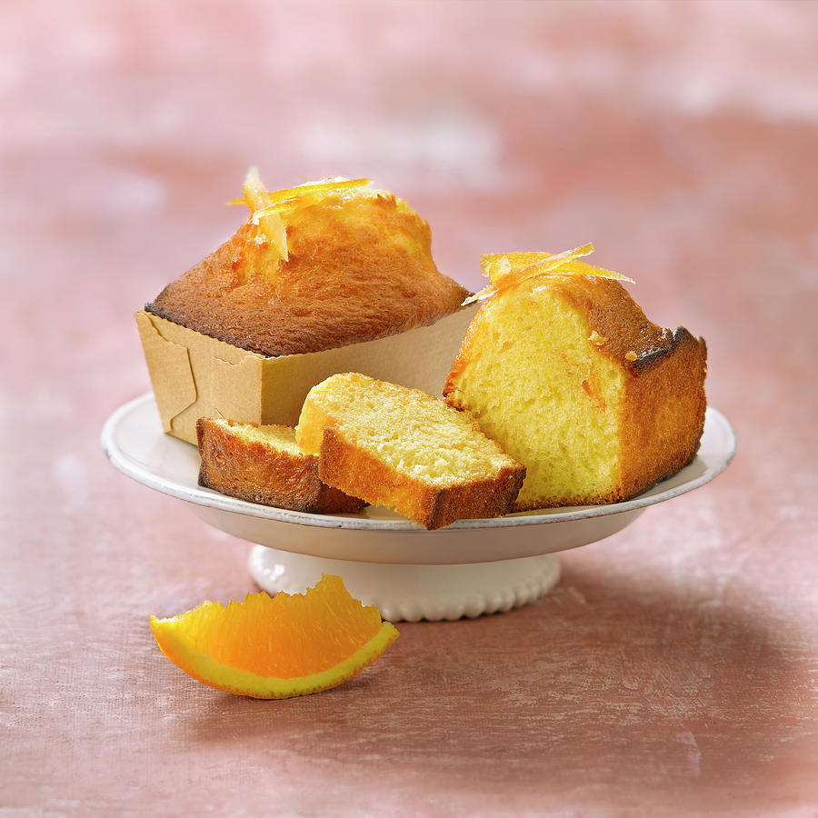 Minis Cakes A L Orange Et Aux Zestes Confits Individual Orange Sponge