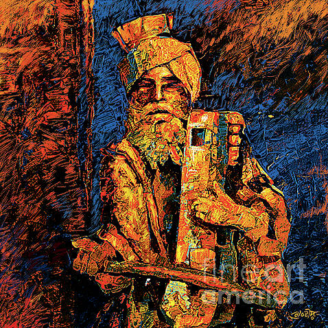 Punjabi Paintings I Music Of Harmony Painting By Artist Gurdish Pannu