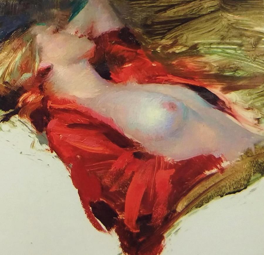 Naked Woman Painting By Vishal Gurjar Fine Art America