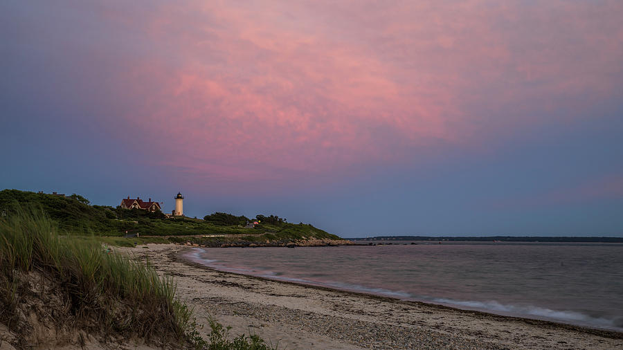 Nobska Beach In Pink Photograph By Andrew Ross Pixels