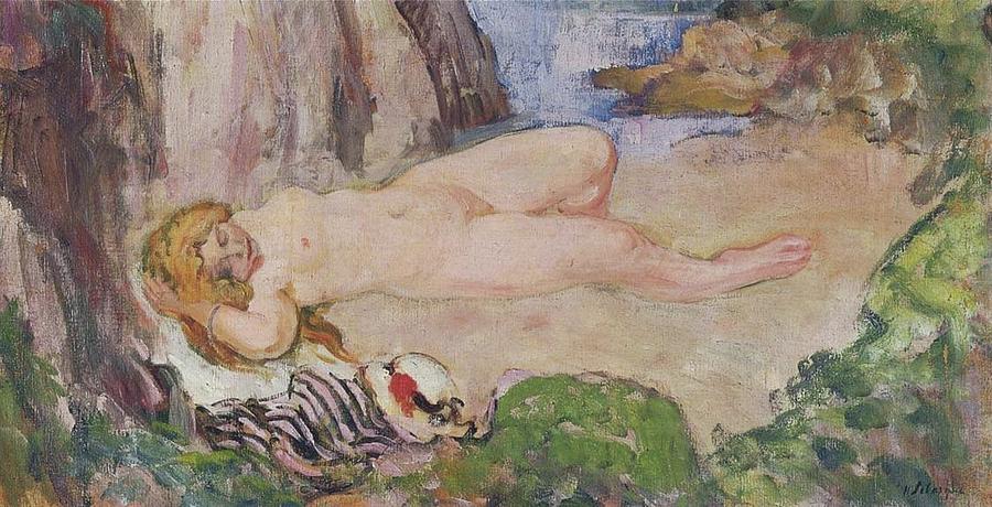 Nude In A Landscape 1910 Painting By Henri Lebasque Fine Art America