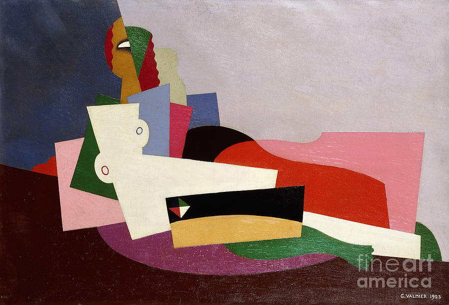 Nude Reclining 1923 Painting By Georges Valmier Pixels