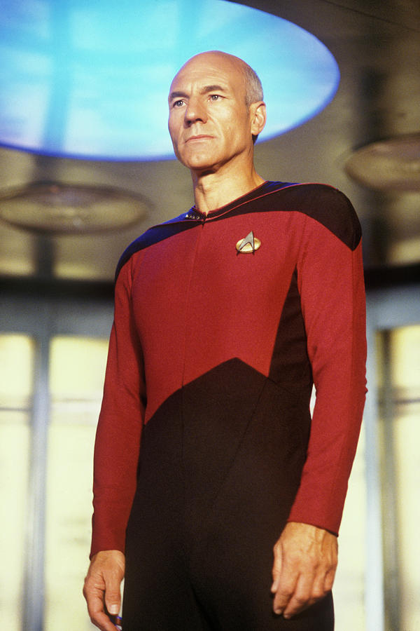 Patrick Stewart Of Star Trek The Next By George Rose