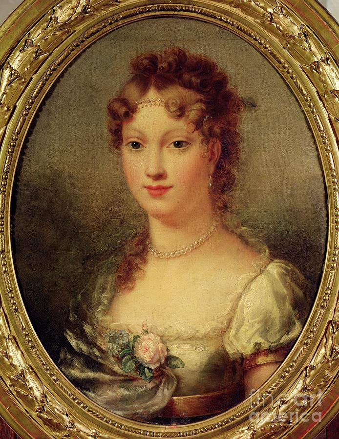 Portrait Of Marie Louise De Hapsburg Lorraine Painting By Pierre Paul