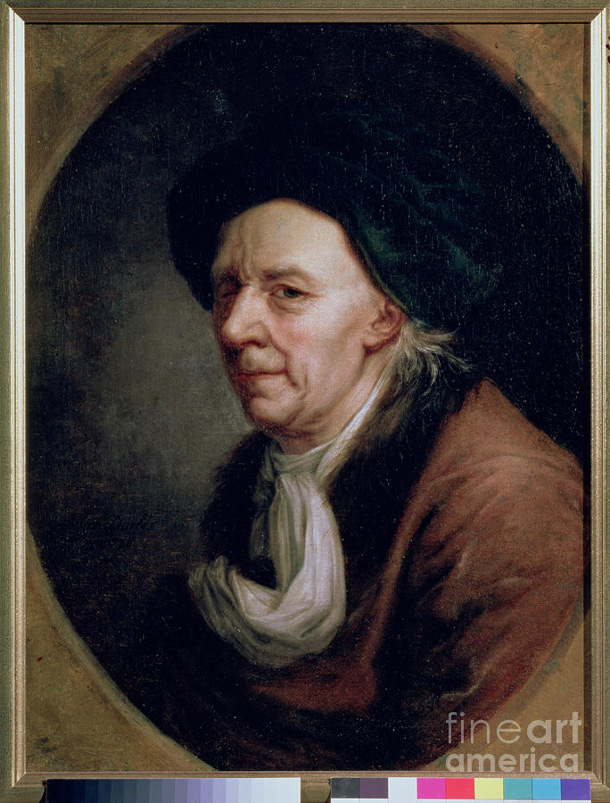 Portrait Of The Mathematician Leonard Euler Painting By Joseph