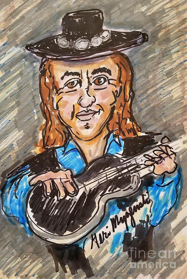 Stevie Ray Vaughan Mixed Media By Geraldine Myszenski Pixels