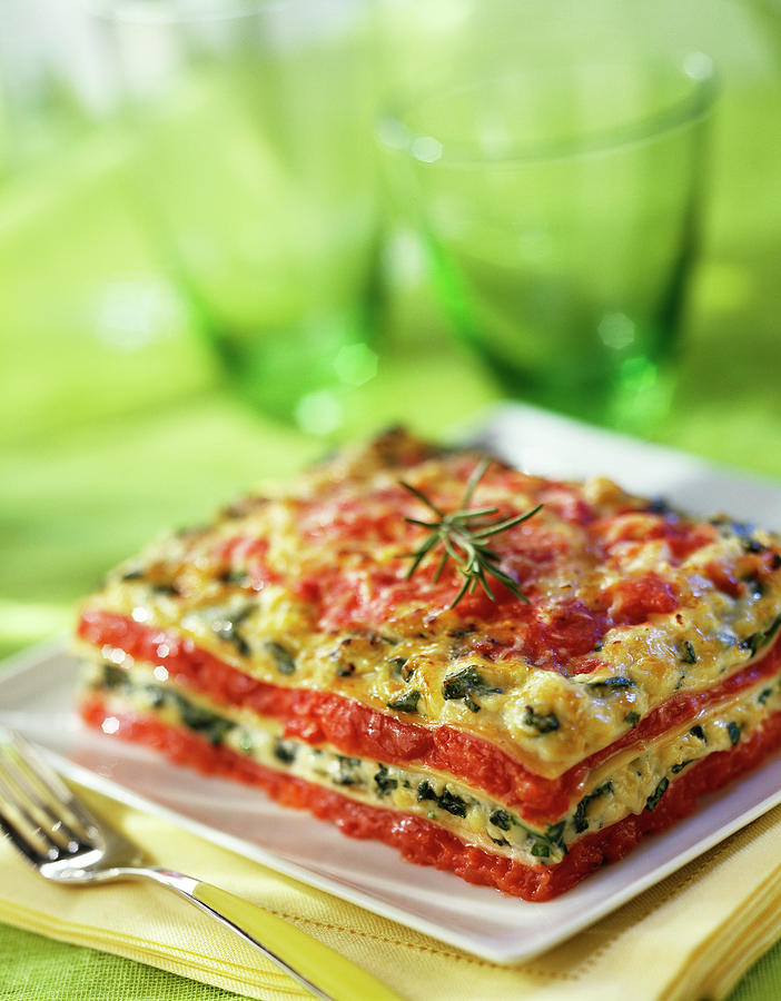 Summer Vegetable Lasagnes Photograph By Rivi Re Fine Art America