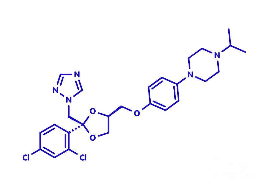 Terconazole Antifungal Drug Molecule Photograph By Molekuul Science