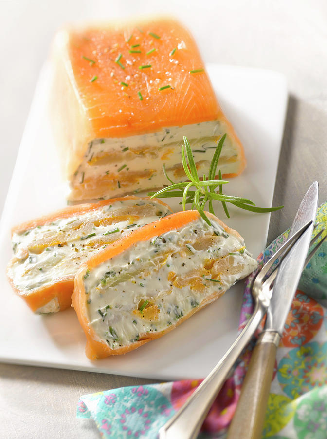 Terrine De Poissons Au Fromage Frais Fish And Cream Cheese Terrine