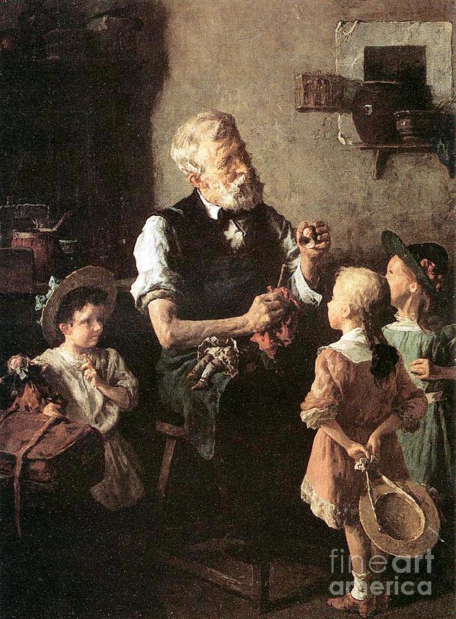 The Dolls Clinic Painting By Louis Charles Moeller Fine Art America